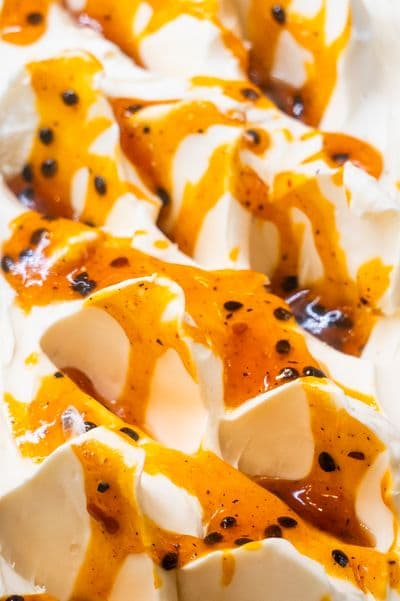 Gelato artesanal sabor iogurte grego da Nonno Francesco